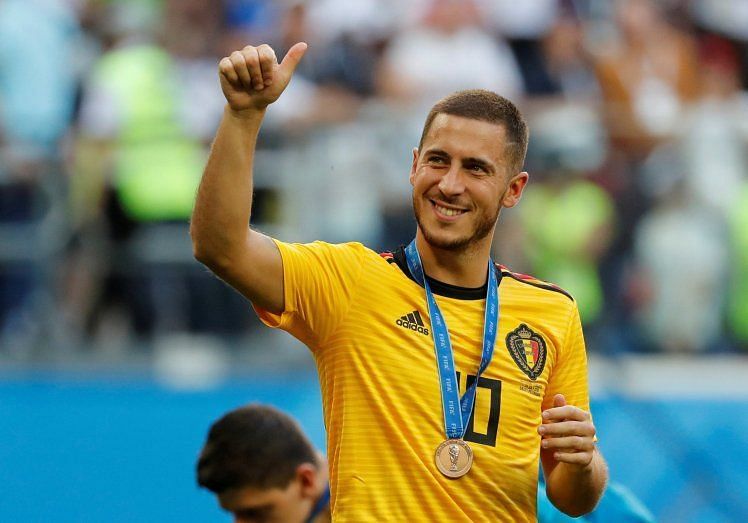 Eden Hazard was Belgium's key star as he helped the Red Devils to a third-placed finish in the World Cup